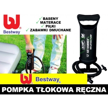 POMPKA TŁOKOWA RĘCZNA BESTWAY 30cm/700 cm3 62002